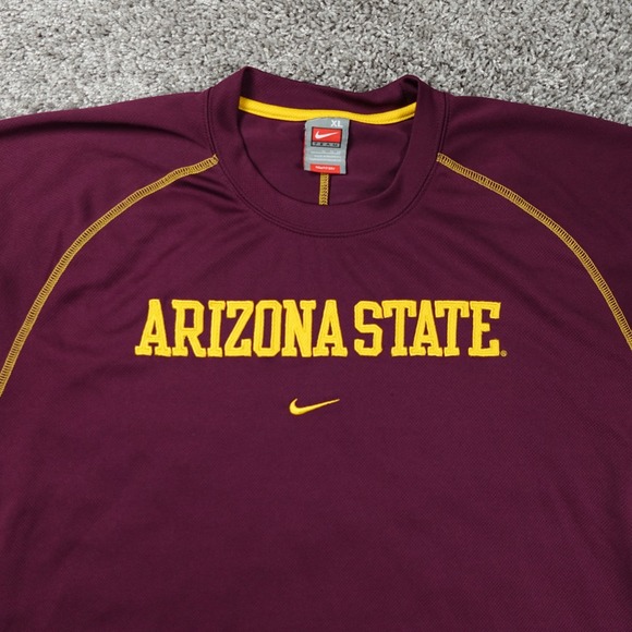 Sun Devils Shirt Mens Extra Large Nike Center Swoosh Arizona State University - Picture 2 of 9